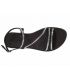 Chattawak Nelly noir | Nu-pieds strass 