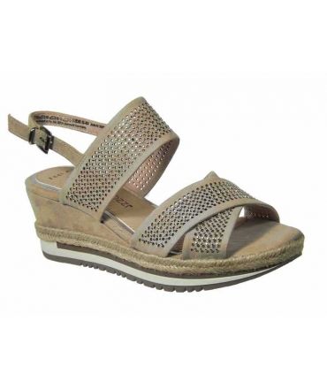 Sandale Marco Tozzi 28369-38 beige, semelle Feel Me