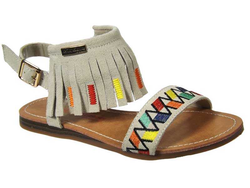 Sandales a franges tropeziennes outlet