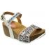 Desigual sandales compensées White Flowers - 74HSWC9 blanc