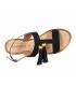 Sandale plate Alifa-noir Playa-Ephémère for Ever | Chaussures été style ethnique