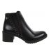 Bottines gros talon Chattawak Marine noir | Bottine chic et mode