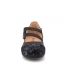 FUGITIVE Jaen noir, ballerine type confort en cuir souple