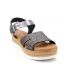 Sandale Eva Frutos 7360, compensé confort pour pieds sensibles