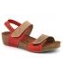 Sandale liège Inter Bios 5343 rouge