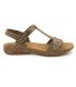 Inter Bios 4462 nu pieds cuir naturel marron pour femmes