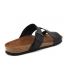 Sandale type mules pour homme Interbios 9553 noir