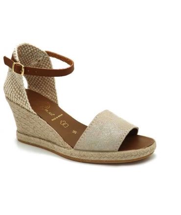Compensées Joja BeigeEspadrilles Acheter Cuir Kedzaro Cordes Et En 8nNvm0w