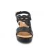 Nu pied à talon Eva Frutos 5871 noir