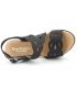Eva Frutos 5871 noir, chaussures confort pour femmes en cuir naturel