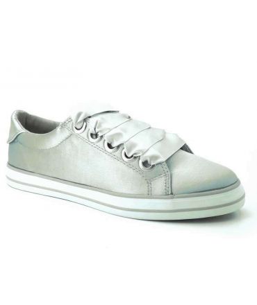 Basket lacets à ruban Marco Tozzi 23604-20 gris satin