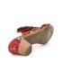 Laura Vita Bettino 17 rouge, mule fantaisie fermeture velcro