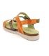 Sandale confort Laura Vita Dorry 01 Orange, nu pieds mode nouveauté