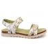 Sandale Laura Vita Dorry 10 blanc, nu pieds confortables femmes