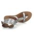 Sandale femme type nu pieds, El Paso plomb Chattawak