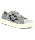 Basket basse BUGATTI Kelli silver, tige broderies fantaisie