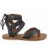 Sandale entre doigt Chattawak Java noir pour femmes