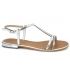 Nu pied femme les Tropéziennes / M Belarbi Brune argent multi