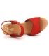 Sandale velcro Kaola 450 rouge pour femmes
