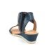 Sandale Kaola 445 Cap/Ben bleu, fermeture Zip
