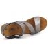 Kedzaro Ked sandales femmes type confort, plateau compensé liège