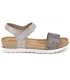 Nu pieds femmes Inblu OF062E14 gris | Sandale confort pour femmes