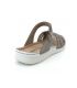 Inblu EK03GC46 gris, mule anatomique en cuir confortable, pour femmes