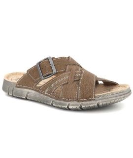 Mules confort Inblu JS213C11 marron pour hommes