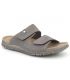 Mules velcro INBLU JS224F24-Gris | Nouveauté chaussures hommes