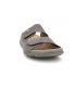 Mules Inblu JS224F24-Gris deux scratchs réglables
