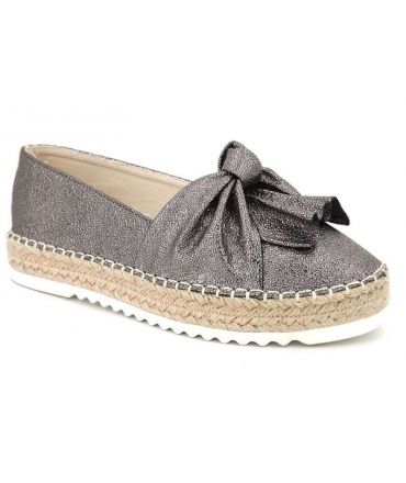 Espadrille femme Playa Nehuda argent