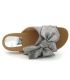 Mules femmes Playa Nonne gris métallisé | Nouveauté chaussures 