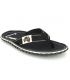 Tong Gumbies Islander Black | Nus pieds toile unisex original