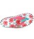 Tongs pratiques Gumbies Islander Mixed Hibiscus, imprimée fleurs roses