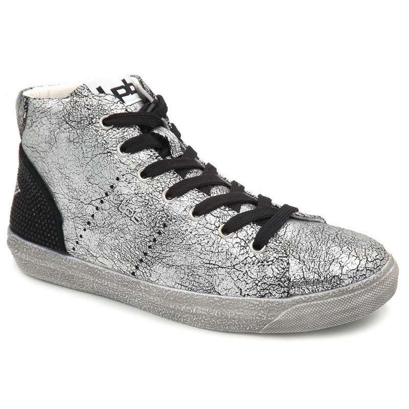 Baskets montantes femme LPB Emmy argent