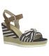 Sandale, espadrille compensée Marco Tozzi 28706-22 bleu