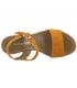 Sandale Marco Tozzi 28347-22 orange, compensé en cuir nubuck confortable