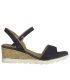 Marco Tozzi 28724 22 bleu marine,nu pied compensé confortable cuir souple