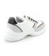 Baskets mode pour femmes Chattawak Astragale blanc, talon compensé