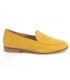 Mocassin femmes Fugitive Huron en cuir jaune, nouveauté chaussures confort