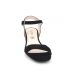 Sandales petit talon Lpb Shoes Peggy noire