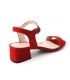 Sandale trotteur Lpb Shoes Peggy rouge, nouveauté Les P'tites Bombes