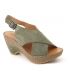 Sandale Lpb Shoes Lalie kaki, nouveauté chaussures femmes
