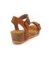Lpb shoes Marielle camel, sandale confortable nouveauté