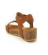 Lpb shoes Marielle camel, sandale plateforme confortable nouveauté