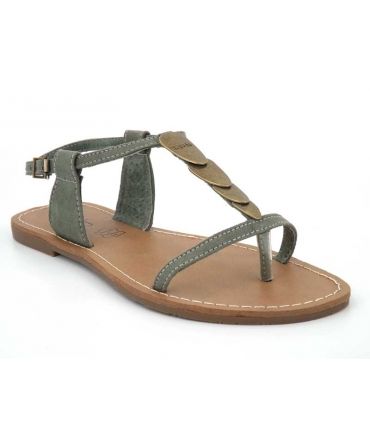 Sandales plates Lpb Shoes Pepita kaki