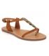 Lpb Shoes sandale Pepita camel, bride salomé + bijoux