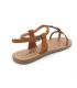 sandale plate lpb Shoes Pepita camel, les ptites bombes