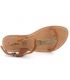 Sandale plate Lpb Shoes Pepita camel, les ptites bombes
