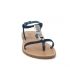 Lpb Shoes Pepita sandale plate bleu navy, Les p'tites bombes
